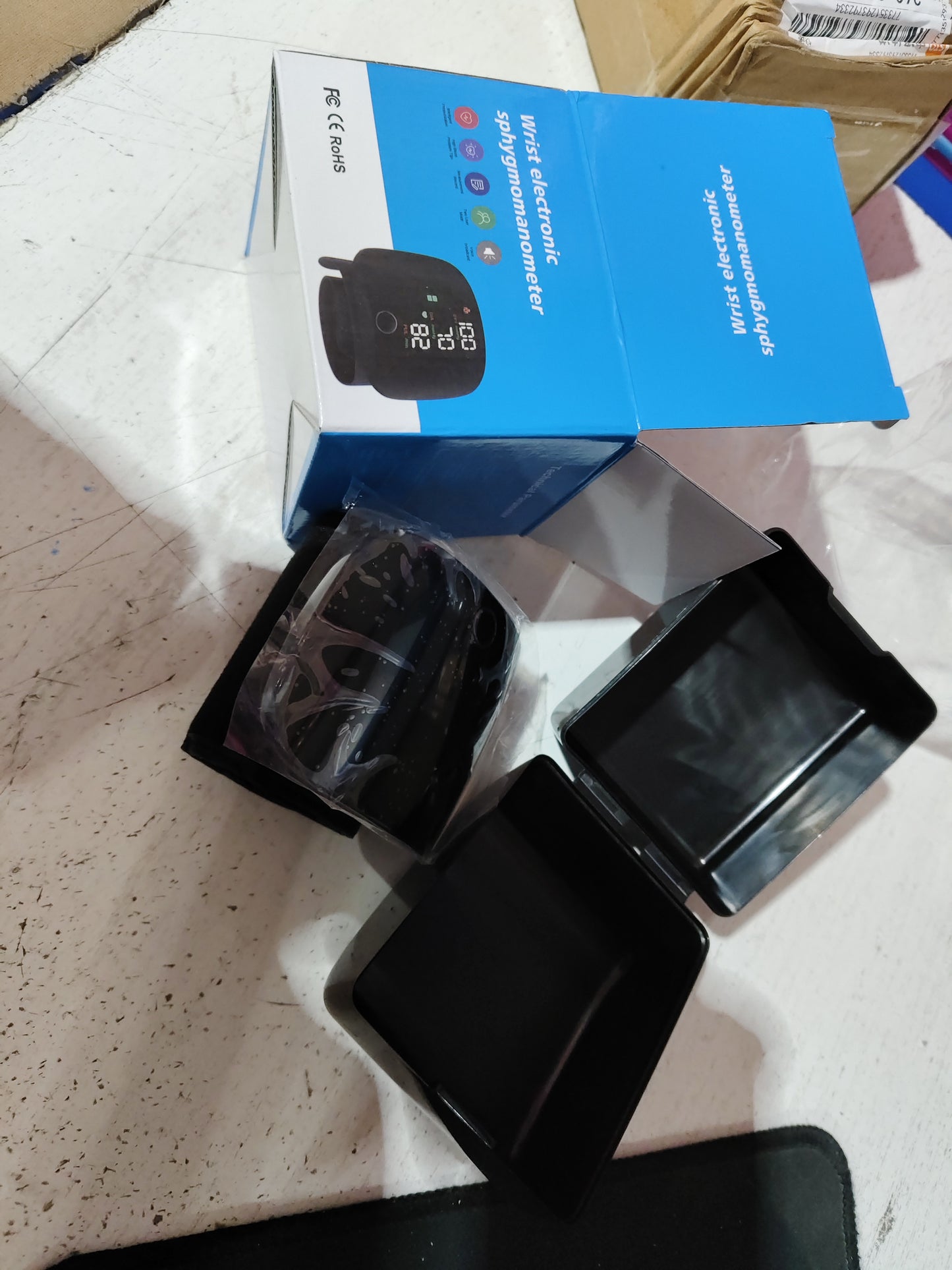 Rechargeable Smart Wrist Blood Pressure Monitor