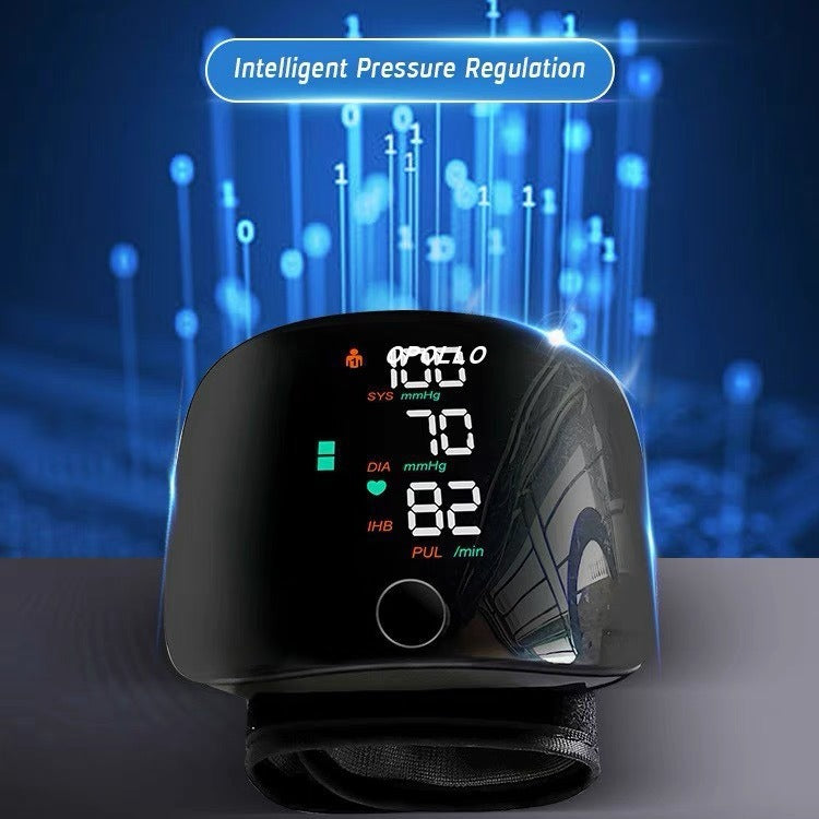 Rechargeable Smart Wrist Blood Pressure Monitor